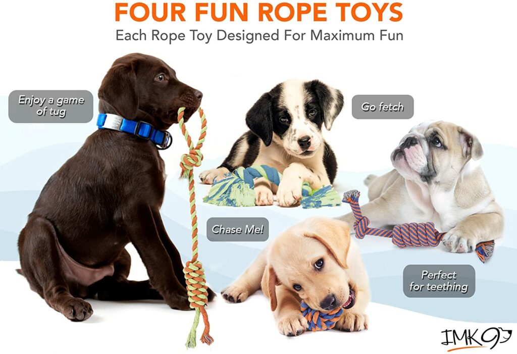 Best English Bulldog Toys - Dog Chew Rope Toys