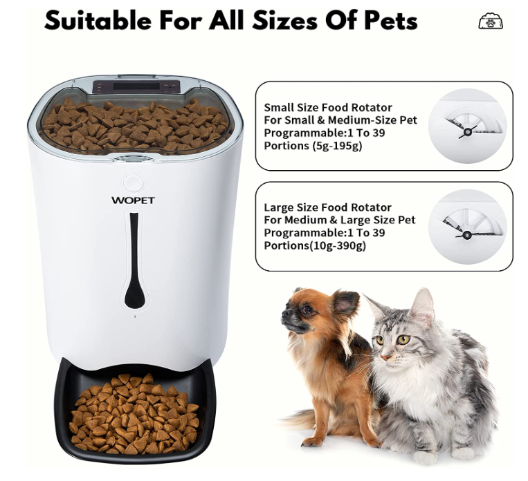 Best Automatic Pet Food Dispensers - Wopet